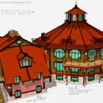 Проект гостевого комплекса ресторана "Тангыра". Проект гостевого комплекса ресторана "Тангыра".