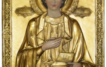 Реставрация иконы Святого В.М. целителя Пантелеймона.